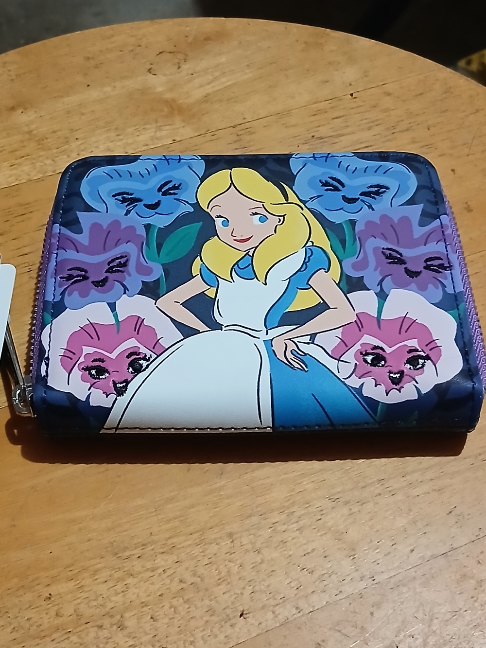 Loungefly Alice In Wonderland Alice & Flowers Zip Around Wallet